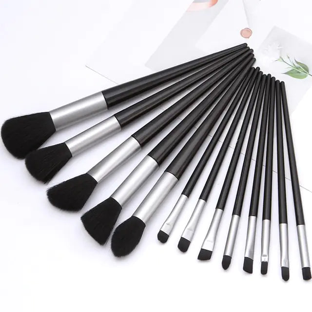 Soft Fluffy Makeup Brushes - Set of 13 Pcs