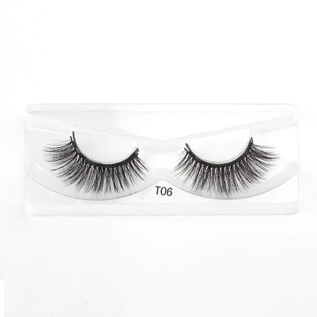 New 1/3Pairs Magnetic Eyelashes False Lashes