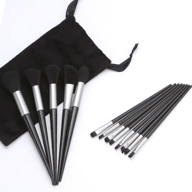 Soft Fluffy Makeup Brushes - Set of 13 Pcs