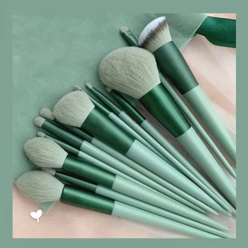 Soft Fluffy Makeup Brushes - Set of 13 Pcs