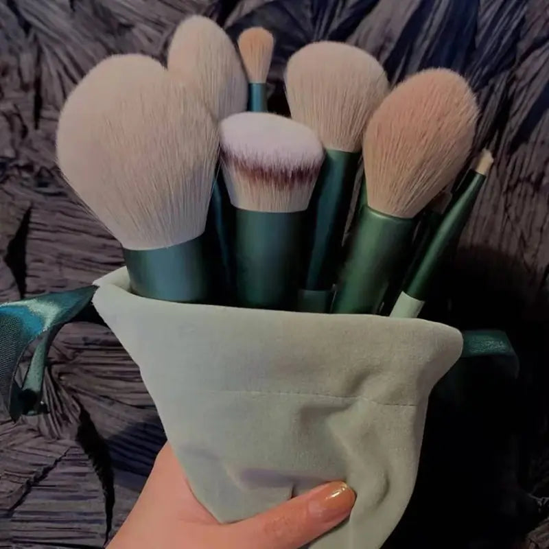 Soft Fluffy Makeup Brushes - Set of 13 Pcs