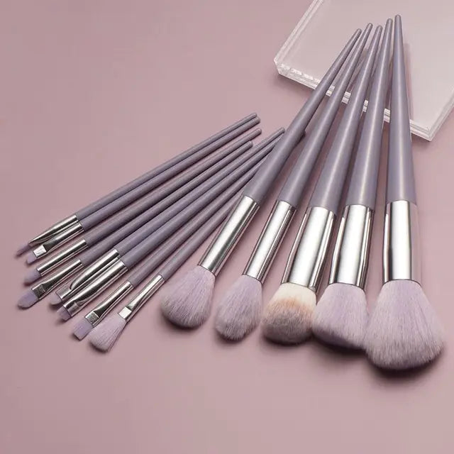 Soft Fluffy Makeup Brushes - Set of 13 Pcs