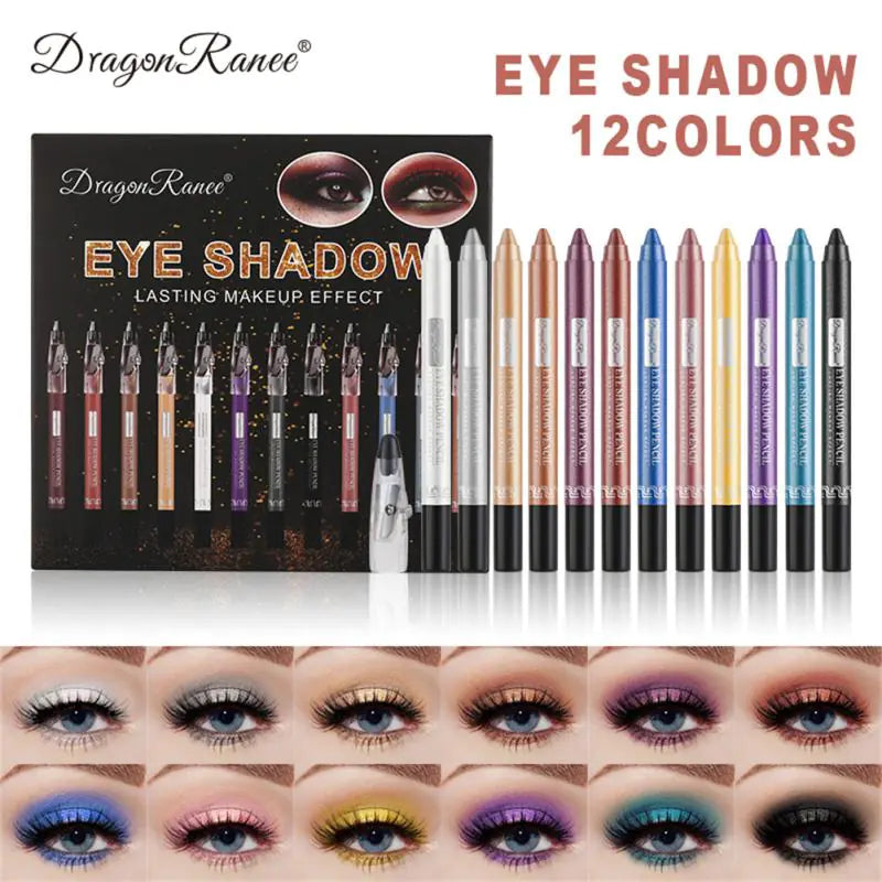 Eyeshadow Pencil - Set of 12 Colors