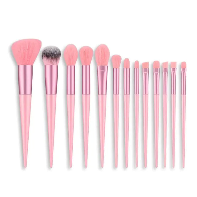 Soft Fluffy Makeup Brushes - Set of 13 Pcs